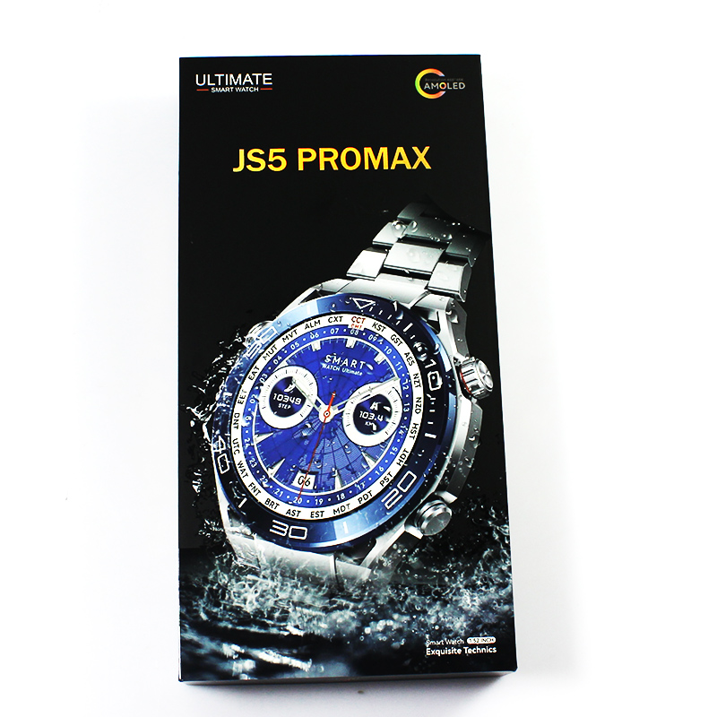 JS5 Pro Max montre intelligente 1.43 pouces écran HD 3 bracelet de montre charge sans fil IP67 étanche relojes inteligente JS5 montres intelligentes