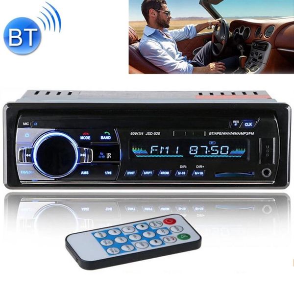 JSD-520 autoradio stéréo lecteur audio MP3 prise en charge Bluetooth appel manuel FM USB SD277E