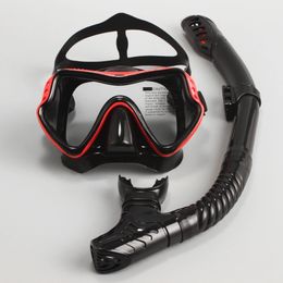JSJMS Professional de máscara de buceo inflable gafas inflables gafas de bobina de tubo de natación con máscara inflable 240430