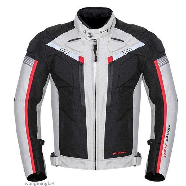 Jsqx Chándales para Hombre Traje de Montar en Moto Devil Race Chaqueta de Moto a Prueba de Viento Traje de Carreras Tour en Moto de Esquí Traje de Caballero de Rally Four Seasons