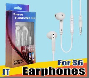 JT Premium Stéréo Quality Factory Promotion pour Samsung S7 S6 Edge Earphone Earbud Headtlet 35 mm avec emballage EOEG924242340