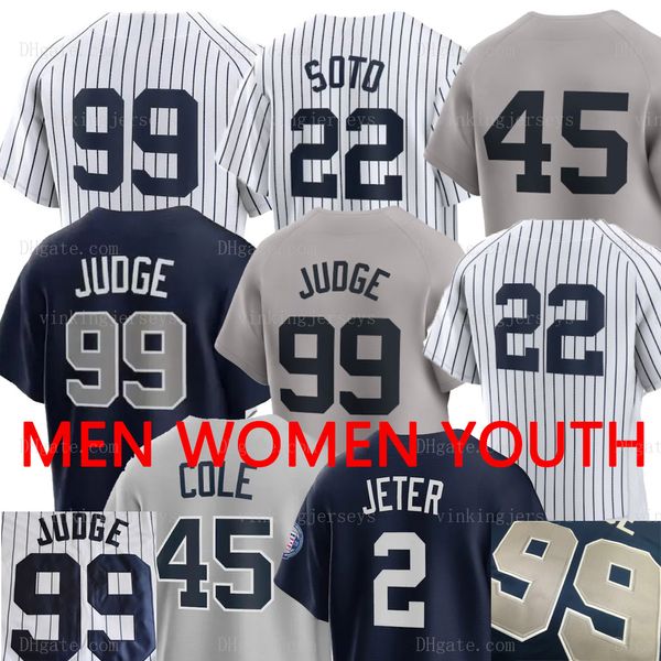 Juan 22 Soto Baseball Jerseys Aaron 99 Juge Alex Verdugo Baseball Yamamoto Volpe Kyle Higashioka Giancarlo Stanton Aaron Hicks Anthony Rizzo Donaldson Morales