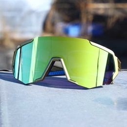 Jubao lunettes de sport photochromiques en cours d'exécution lumière polarisée coupe-vent anti-poussière protection des yeux en plein air lunettes de soleil de cyclisme à la mode