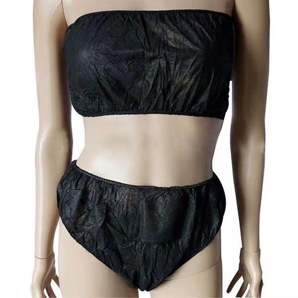 Ensemble de soutien-gorge non tissé jetable Juchiva enveloppé dans des sous-vêtements à la poitrine