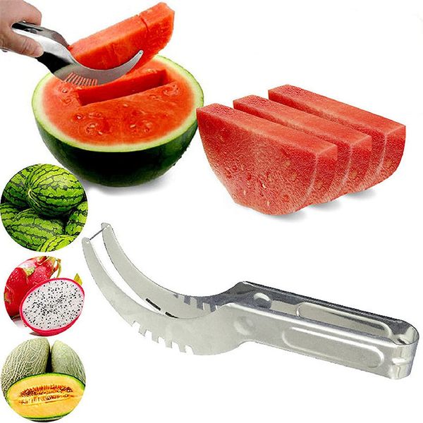 Juchiva nuevo artefacto de acero inoxidable 304 para cortar sandía, cuchillo para cortar Corer, herramientas para frutas y verduras, accesorios de cocina, herramienta