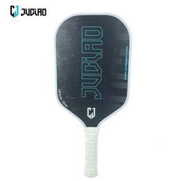 Juciao Pickleball Paddle Carbon Fibre Surface 13 mm Pundle Ball Paddle Lightweight Honember Core Paddle Cushion Comfort Grip 240507
