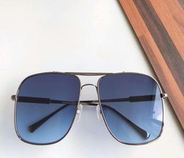 Jude FT0669 Men Blue Gunmetal Double Top Bar Square Pilote Sunglasses Sonnenbrille Gafas De So So Designer Sunglasses Nouveau avec Box5549073