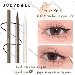 Judydoll Black Liquid Eyeliner Potlood Waterdicht 24 uur langdurige oogmake -up Gladde superfijne Eye Liner Pen 240325