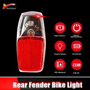 Jueshuai MTB Road Bike Mudguard met LED achterlichtfiets Fender Wings Cycling Mountain Bike Duurzame Fenders Cycling Accessories