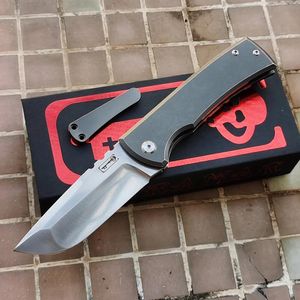 JUFULE Real Chaves Ultramar Redencion Street Cuchillo plegable 229 Rodamiento de cerámica Titanio M390 Herramienta EDC de supervivencia Campamento Caza Cuchillos al aire libre