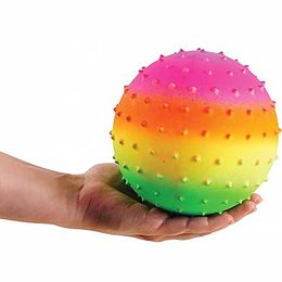 Juguetes inflables 9 inch opblaasbare regenboogballen buiten sportspel kinderen geschenken speelgoed speelgoed pelotas sensoriales bebe vriendelijk spielzaad