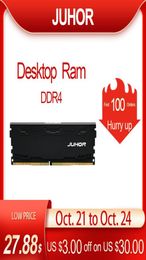 JUHOR MEMORIA RAM DDR4 16GB 4GB 8GB 32 GB Desktopgeheugen UDIMM 2133MHz 2400 MHz 2666MHz 3000mHz Nieuwe DIMM Rams met koellichaam 4561532