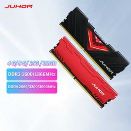 JUHOR mémoire vive DDR4 8GB 16GB 32GB 2666MHz 3000 3200 3600MHz mémoire DDR3 4GB 8GB 1600MHz 1866MHz Ram mémoire de bureau Dimm