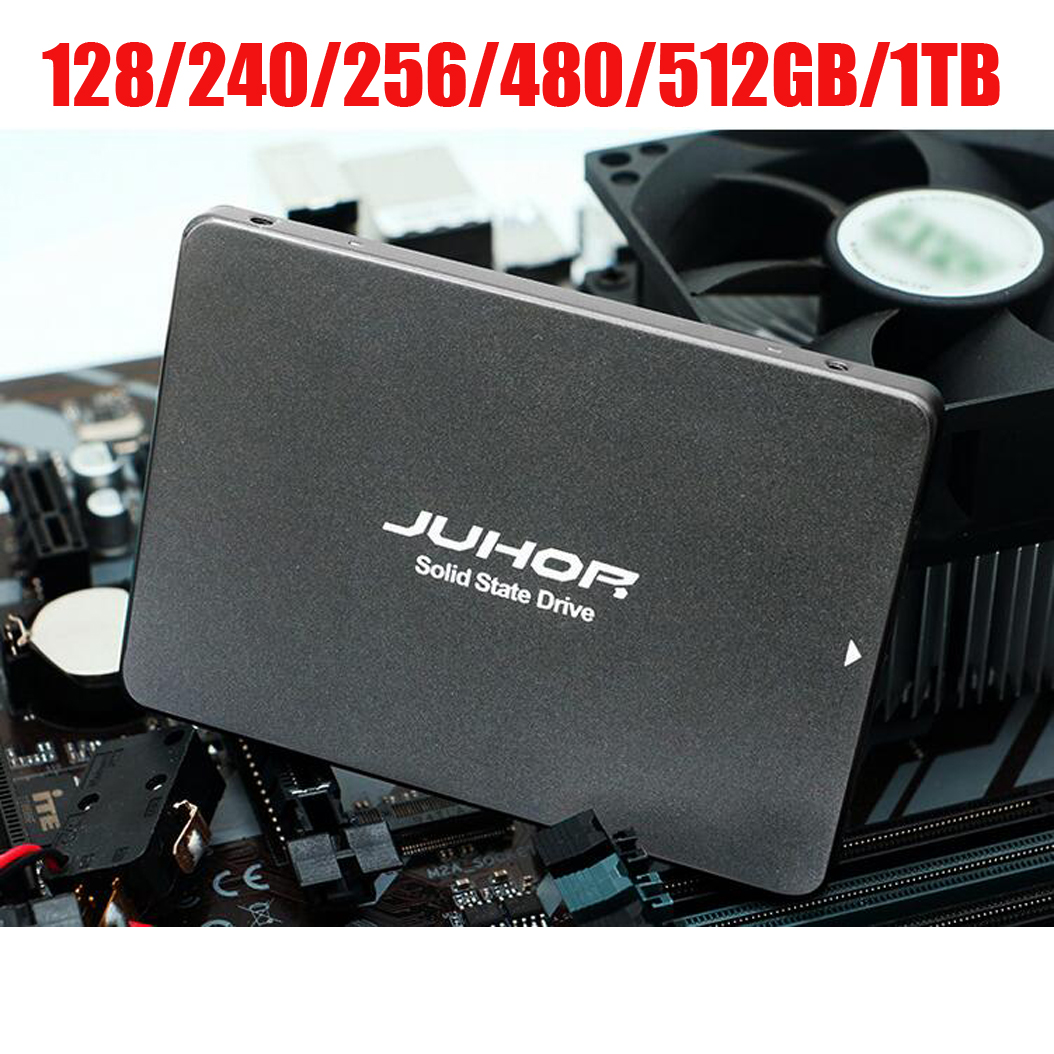 JUHOR OFFICAL SSD Sabit Disk Disk 256GB SATA3 Katı Hal Sürücüsü 128GB 240GB 480GB 512GB 1TB 2 inç Hızlı Masaüstü Sata 1 2 3 Dizüstü bilgisayar için sabit sürücü PC