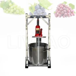 Jugadores 12/22/36L Home Manual Hidráulico Squeador Grape Blueberry Mulberry Presser Juicer Juicer de acero inoxidable