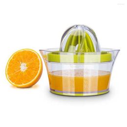 Juicers 14-ounce handmatige sappercitrus citroensapextractie sinaasappel squeezer handheld met ingebouwde meetbeker en antislip-reamer