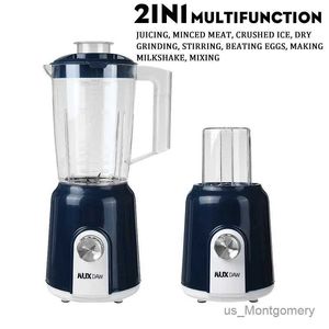 Juicers 2-in-1 1,5L High Power Blender Mixer Elektrische Juicer Machine Smoothie Blender voedselprocessor Persoonlijke sapblender beker