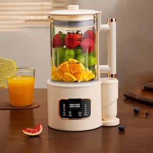 Presse-agrumes 2023, nouvelle machine à jus en verre avec fonction de chauffage, parfaite pour le lait de soja et les compléments alimentaires