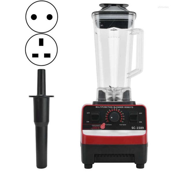 Jueses 2L Máquina suplementaria de alimentos multifuncionales con 3000 W Jujer Fruter Squezer Grinder para el hogar 220V