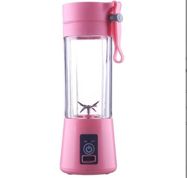 Juicers 380 ml 4/6 lames mini portables électriques Juicer USB Smoothie rechargeable Blender Hine Sports Bottle Juicing Cup Dr Otm8d