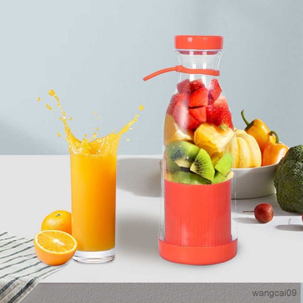 Centrifugeuses 380ml / 420ml Fruit Juicer Cup Usb Charge Fruit Shake Cup Home Quick Juicer Multi-fonctionnel Portable Juicer R230606