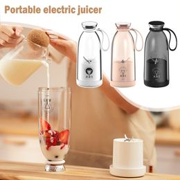Juicers 3Life Portable Electric Juicer 500ml Blender Mélangeurs de fruits frais sans fil 6 lames 2400mAh Food Milkshake Smoothie Ice Crush Cup 230616
