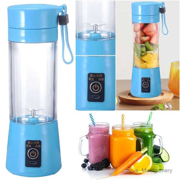 Juicers 400 ml Fruit Juicer frais avec 6 lames smoothie Making Maker Multifinectional Automatic Fresh Sheer pour Home Office Travel