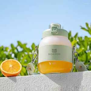 Exprimidores de 500ml, exprimidor eléctrico portátil, taza de jugo de fruta, licuadora, mezclador, exprimidor de naranja, máquina inalámbrica de 2600mAh