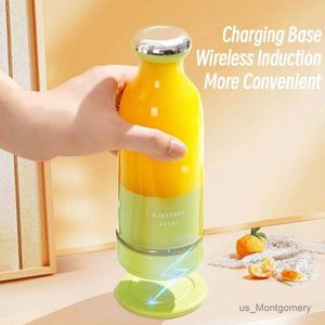 Jueses 6 cuchillas Buxender de jugo portátil eléctrico 300 ml Conjunto de frutas exprimidor 2000mAh USB USB Recargable Cítrico Naranja Sprehie Batido Fabricante