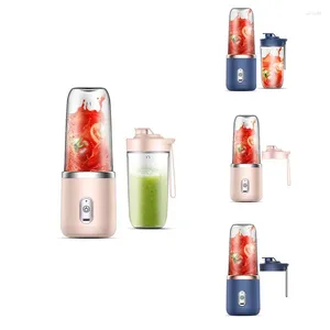 Juicers! 6 Blades draagbare Juicer Cup Fruit Automatische kleine elektrische smoothie -blender voedselprocessor