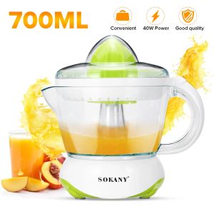 Juicers 700 ml ménage portable portable Juicer électrique orange citron fruit Extracteur Mini Machine de presse aux fruits Juicer Juicer 220240V