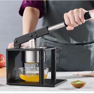 Exprimidores exprimidor de manos con palanca de acero inoxidable limón exprimete cítricos exprimir manual de servicio pesado extractor de jugo de jugo apretado