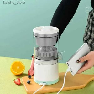 Juicers JU479 draagbare elektrische saper USB oplaadbare tweerichtingsspiraal beker Home Multifunctioneel fruit Juicer Y240418