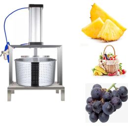 Juicers Grands capacités Commercial Juice Press en acier inoxydable Machine de déshydratation de légumes de vigne pneumatique
