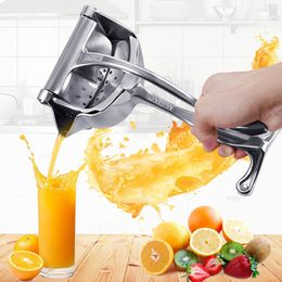 Juicers handmatig sap squeezer roestvrijstalen handdruk sinaasappel sinaasappel granaatappel citroen squeezer keuken accessoires 230314