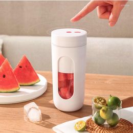 Juicers mini draagbare sap blender USB draadloze saphutkop automatische smoothie maker machine home apparaten oranje verse fruit squeezer