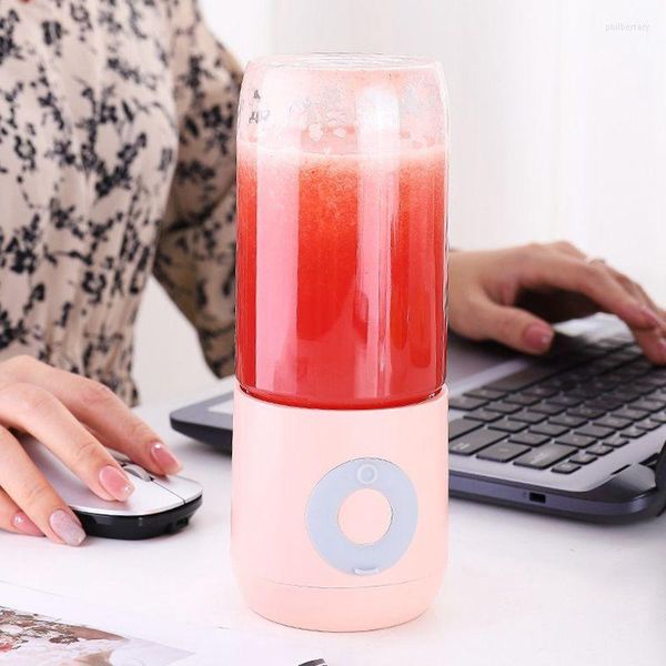 Exprimidores Mini exprimidor portátil USB recargable eléctrico taza de jugo batido de frutas batidora de mano licuadora inalámbrica máquina de jugo