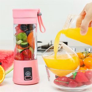 Juicers Mini Draagbare Oranje Juicer Usb Elektrische Mixer Fruit Smoothie Blender Machine Voor Persoonlijke Processor Maker Sapcentrifuge269l