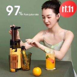 Juicers Mini Slow Juicer Vis Cold Press Extracteur Electric Fruit Velewer Machine Juice Machine Juice Juice Séparation JuiCer