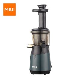 Juicers miui mini langzame sapperschroef koude druk extractor gepatenteerd filterfree elektrisch fruit groente sapmachines modelleportable