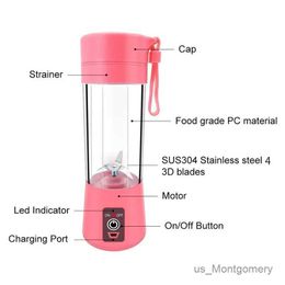 Juicers nieuw ontwerp mini draagbare juicers elektrische mixer fruit smoothie blender voor keuken automatische verse squeezer