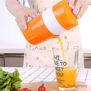Juicers draagbaar 300 ml handmatige saphuer ramer fruit squeezer mini citroen citrus saphuuraxt voor thuis gezonde hand citroen sinaasappel saper