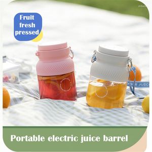 Juicers Draagbare elektrische sapvat Precisiestaal Dubbel blad Waterdicht ontwerp Type-c-interface Ton Juicer met grote capaciteit