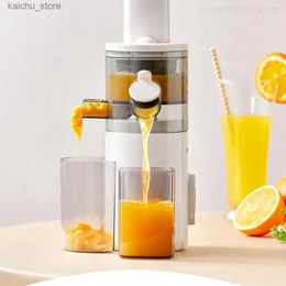 Juicers draagbare elektrisch sap mini langzame saptreksel extractor multifunctionele citroen sinaasappelsap maker grote kaliber blender eenvoudig schoon y240418