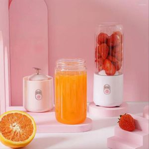 Juicers draagbare sapextractor elektrische kleine mok fruit separator blender roestvrij staal USB draadloze oplaadbare mixer voor reizen