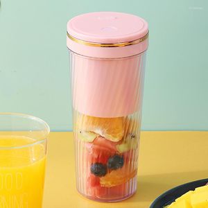 Juicers draagbare Juicer huishouden oplaadbare cup elektrische mini kleine 350 ml draadloze fruitmachine fitnessreizen.