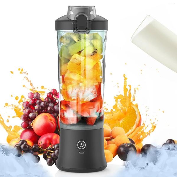 Presse-agrumes Reup mélangeur Portable 600ML presse-agrumes électrique mélangeurs de fruits 4000mAh Type C Rechargeable Smoothie Mini tasse colorée