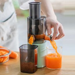 Sapers vertragen elektrisch saper huishouden fullautomatische sinaasappel selderij sapper multifunctioneel residuen sapscheiding fruit juicer 220V