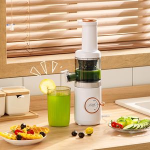 Juques Slow Juicer Portable Jugo Electric Extractor Lemon Fruit Juice Maker La licuadora Easy Clean puede hacer un helado mini-Pro 230717