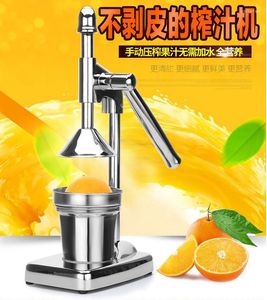 Presse-agrumes en acier inoxydable Accueil Commercial Stand Manuel Juicer Machine Fruit Squeezer Extractor Citron Orange Pressing Juice Maker